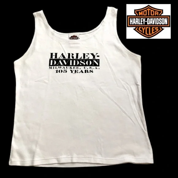 HARLEY DAVIDSON RARE 105 YEARS TANK TOP - Picture 2 of 8